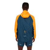 Asics Giacca Fujitrail Packable Uomo Giallo Blu | NonSoloSport