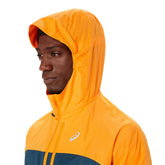 Asics Giacca Fujitrail Packable Uomo Giallo Blu | NonSoloSport