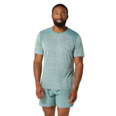 T-Shirt Uomo Asics Road Azzurro | NonSoloSport