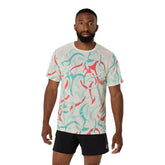 T-Shirt Uomo Asics Road All Over Print Multicolor | NonSoloSport