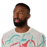T-Shirt Uomo Asics Road All Over Print Multicolor | NonSoloSport