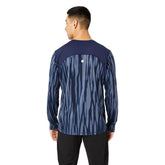 T-Shirt Manica Lunga Uomo Asics Road All Over Print Blu | NonSoloSport