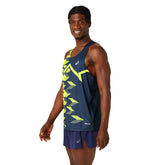 Canotta Uomo Asics Light Graphic Blu | NonSoloSport
