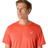 T-Shirt Uomo Asics Core SS Rosso Corallo | NonSoloSport