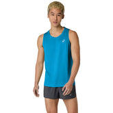 Canotta Uomo Asics Core Singlet Azzurro | NonSoloSport