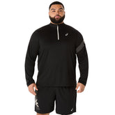 Maglia Uomo Asics Icon Half Zip Nero | NonSoloSport