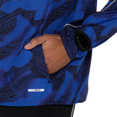 Giacca Uomo Asics Road Lite Show Nero Blu | NonSoloSport
