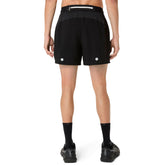 Shorts Uomo Asics Fujitrail All Over Print Nero Grigio | NonSoloSport