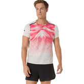 T-Shirt Uomo Asics Fujitrail Elite Graphic Beige | NonSoloSport