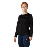 Asics T-Shirt Core Ls Donna Nero | NonSoloSport