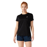 Asics T-Shirt Core SS Donna Nero | NonSoloSport