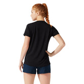 Asics T-Shirt Core SS Donna Nero | NonSoloSport