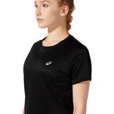 Asics T-Shirt Core SS Donna Nero | NonSoloSport