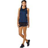 Asics Shorts Core Split Donna Nero | NonSoloSport