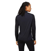 Asics T-Shirt Core Ls 1/2 Zip Winter Donna Nero | NonSoloSport