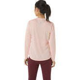 Asics T-Shirt Mook Neck Run Donna Rosa | NonSoloSport
