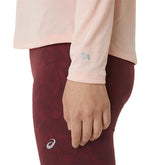 Asics T-Shirt Mook Neck Run Donna Rosa | NonSoloSport