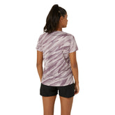 T-Shirt Donna Asics Core All Over Print Rosa | NonSoloSport