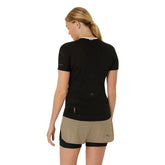 T-Shirt Donna Asics Fujitrail Beige Nero | NonSoloSport