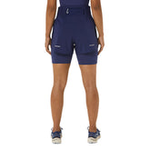 Asics Shorts Nagino 4In Run Donna Blu | NonSoloSport