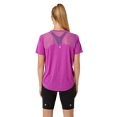 T-Shirt Donna Asics Road Rosa | NonSoloSport