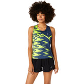 Canotta Donna Asics Light Graphic Blu | NonSoloSport