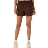 Shorts Donna Asics Nagino Run Adjustable Marrone | NonSoloSport