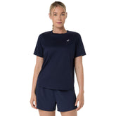 T-Shirt Donna Asics Core Blu | NonSoloSport
