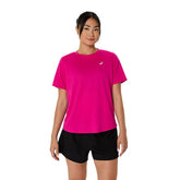 T-Shirt Donna Asics Core SS Rosa | NonSoloSport