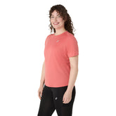T-Shirt Donna Asics Core SS Rosa Scuro | NonSoloSport