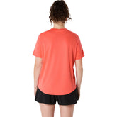 T-Shirt Donna Asics Core SS Rosso Corallo | NonSoloSport