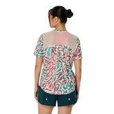 T-Shirt Donna Asics Road All Over Print Multicolor | NonSoloSport