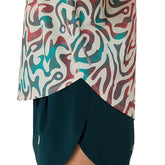 T-Shirt Donna Asics Road All Over Print Multicolor | NonSoloSport