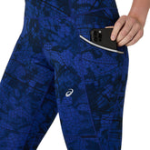 Leggings Donna Asics Road Lite Show Blu Nero | NonSoloSport