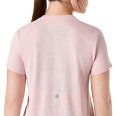 T-Shirt Donna Asics Road Seamless SS Rosa | NonSoloSport