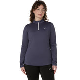 Maglia Donna Asics Core Half Zip Winter Blu | NonSoloSport