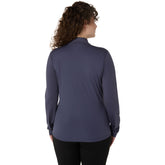 Maglia Donna Asics Core Half Zip Winter Blu | NonSoloSport