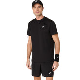 T-Shirt Uomo Asics Court SS Nero | NonSoloSport