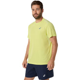 T-Shirt Uomo Asics Court SS Verde Pistacchio | NonSoloSport