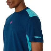T-Shirt Uomo Asics Padel Court Blu | NonSoloSport