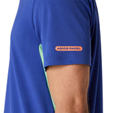 T-Shirt Uomo Asics Padel Court SS Blu Verde | NonSoloSport