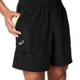 Shorts Uomo Asics Padel Court 7In Nero | NonSoloSport