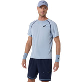 T-Shirt Uomo Asics Match Roland Garros Grigio Blu | NonSoloSport