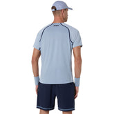 T-Shirt Uomo Asics Match Roland Garros Grigio Blu | NonSoloSport
