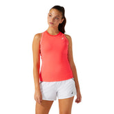 Asics Canotta Court Piping Donna Rosa | NonSoloSport