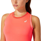 Asics Canotta Court Piping Donna Rosa | NonSoloSport