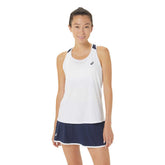 Asics Canotta Court Donna Bianco | NonSoloSport