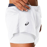 Shorts Donna Asics Court Bianco | NonSoloSport