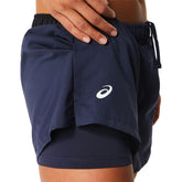 Shorts Donna Asics Court Blu | NonSoloSport
