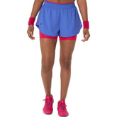 Shorts Donna Asics Match Blu Fucsia | NonSoloSport